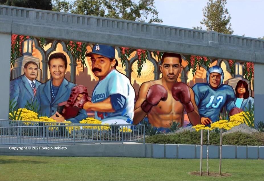 Mural for Spring Street Bridge